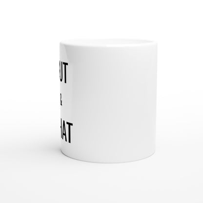 Mugg för frisörer - balansera klippning med konversation med Cut & Chat