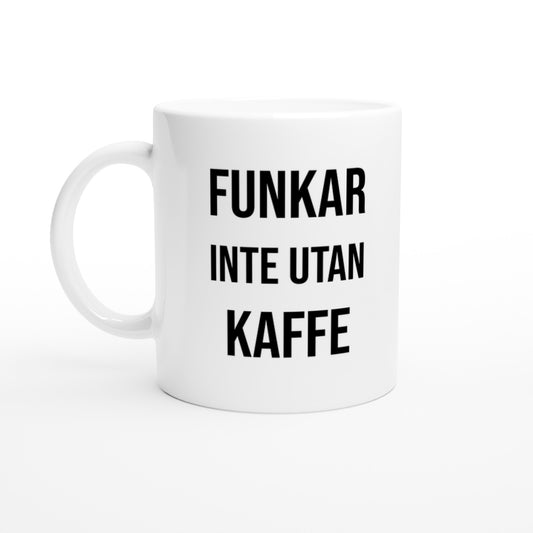 Kaffeberoende? Denna mugg är perfekt för dig som behöver din dagliga dos för att fungera optimalt. Beställ nu!