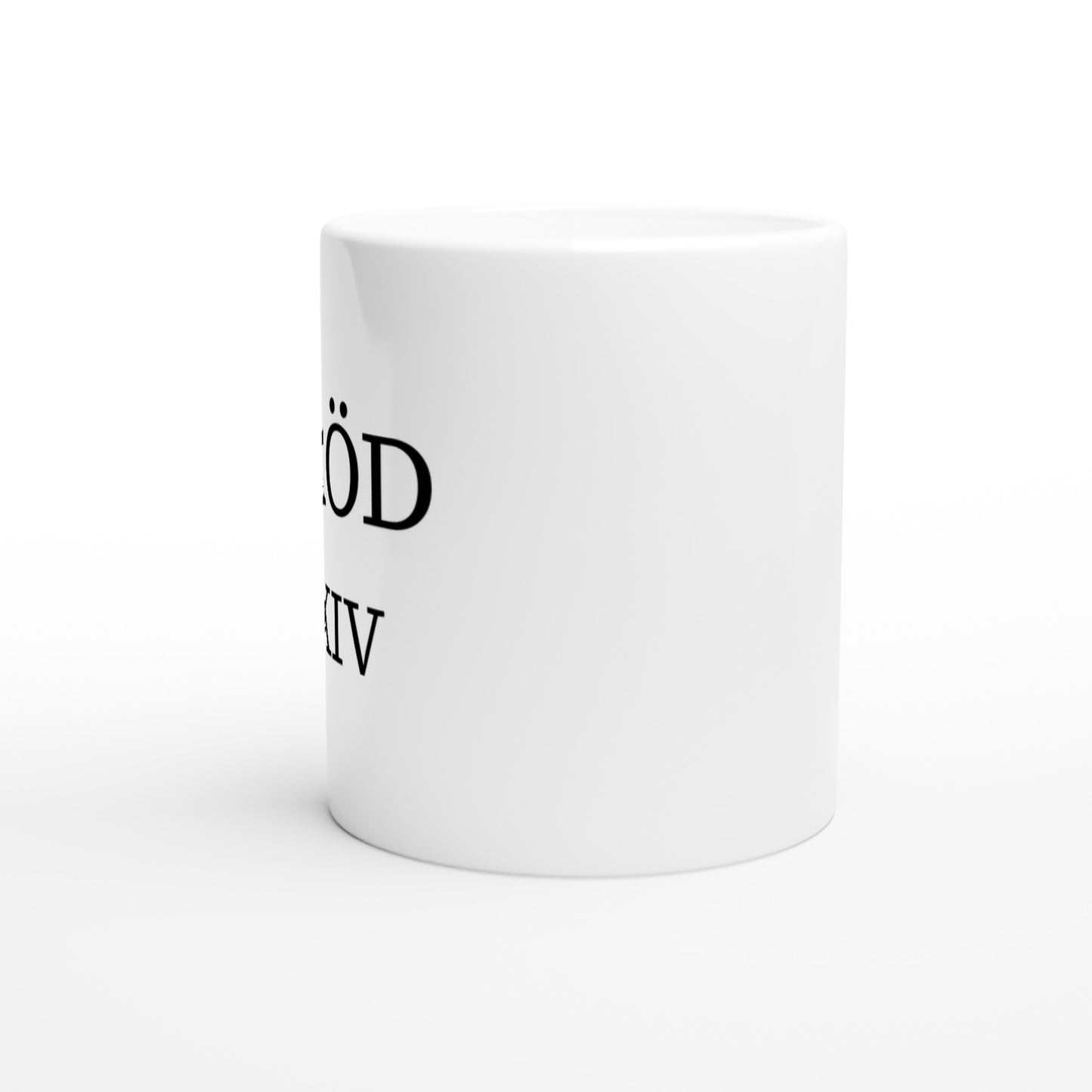Vardagsglädje - humoristisk mugg för morgonkaffet.