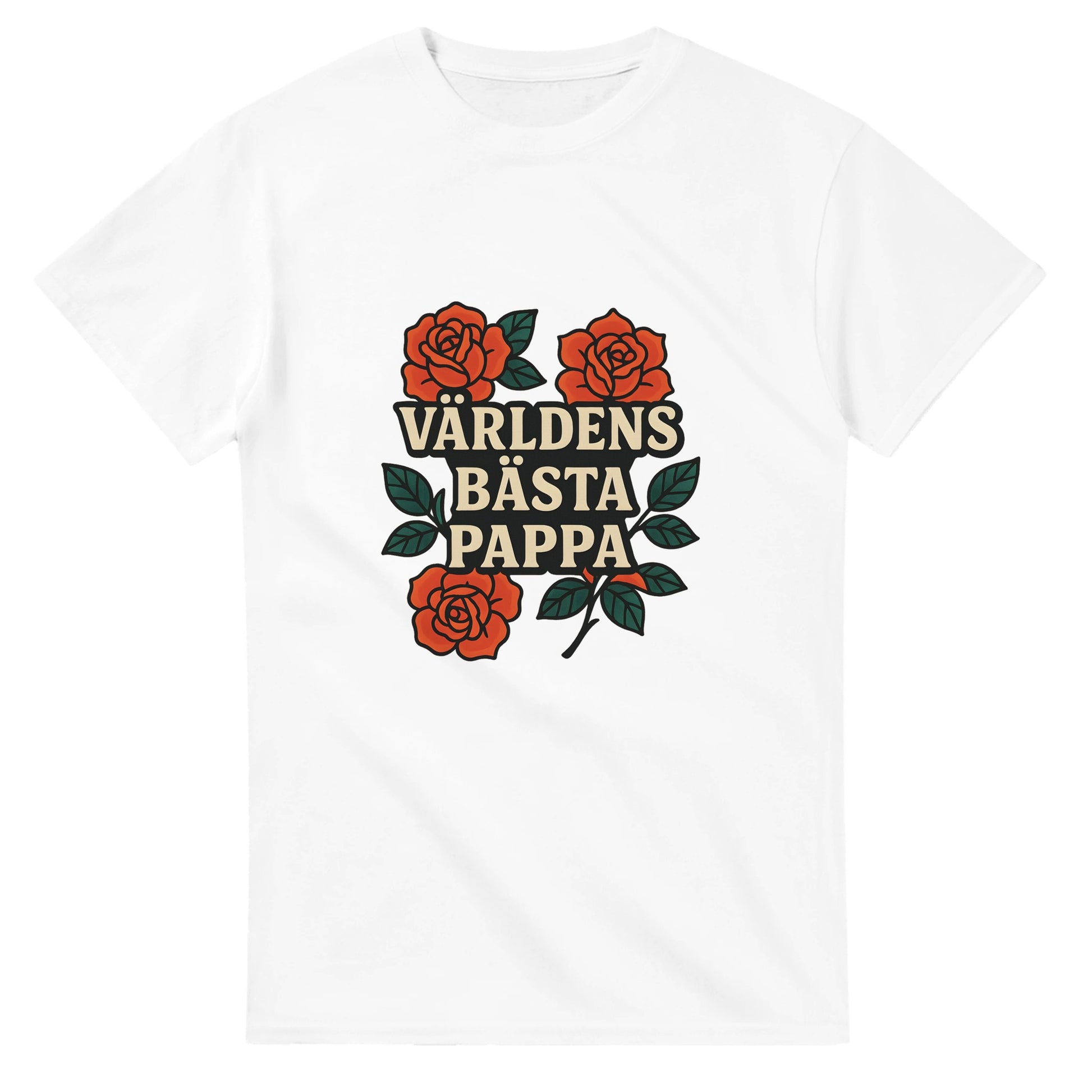 Vackra rosor och ord som hyllar världens bästa pappa.