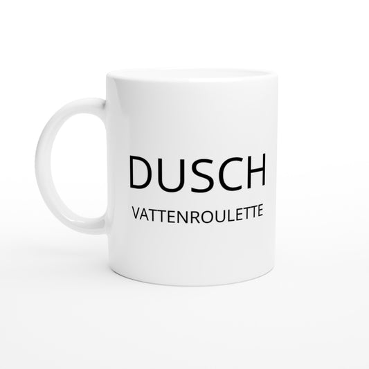 Dusch Vattenroulette - humoristisk design för kampen mot duschvattnets temperatur