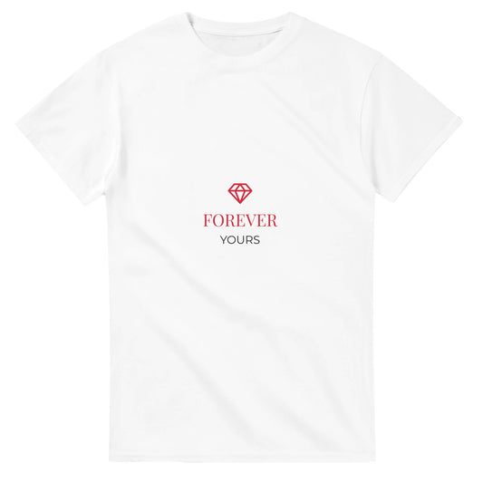 T-shirt med romantiskt budskap för pojkvän. Perfekt för att visa kärlek.