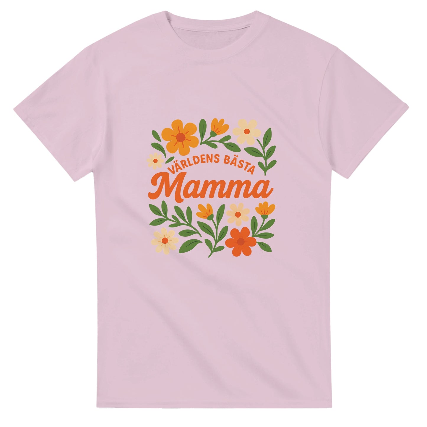 Vackra blommor med kärleksfull hyllning till världens bästa mamma