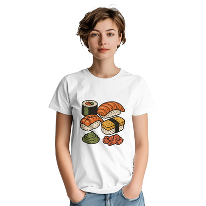 Sushi Nostalgia - En perfekt mix av klassisk och modern japansk matkultur. Fira med denna nostalgiska sushi-design.