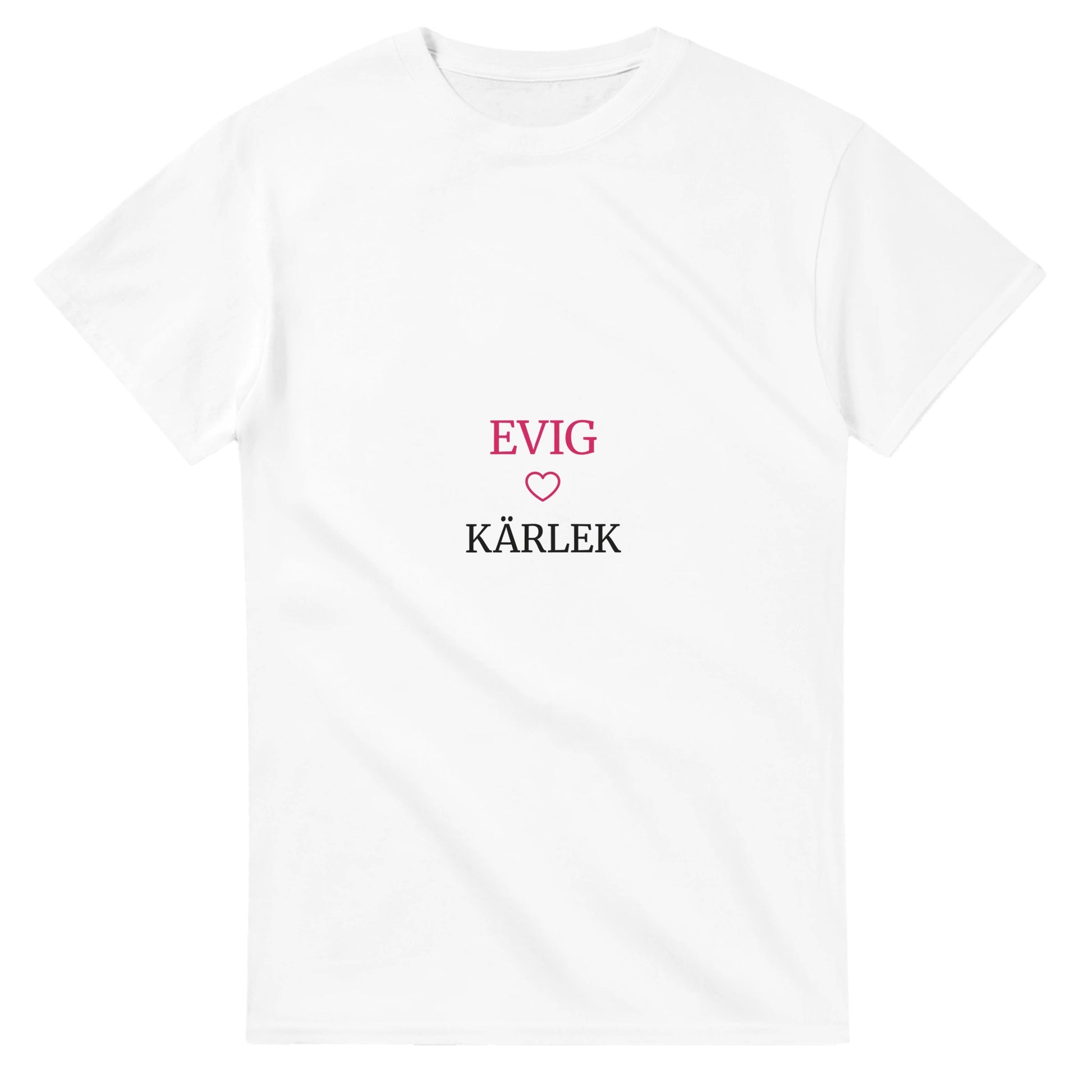Evigt hjärta med 'EVIG' och 'KÄRLEK' som symboliserar oändlig mamakärlek. Perfekt gåva till alla mammor.