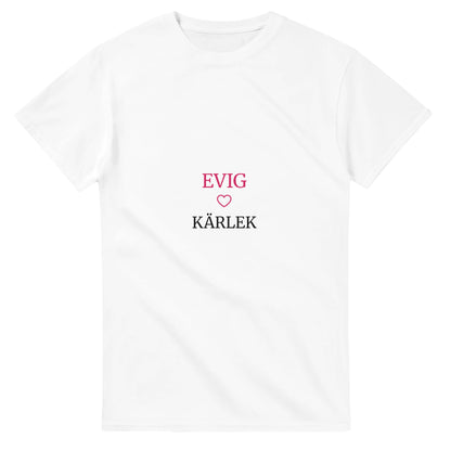 Evigt hjärta med 'EVIG' och 'KÄRLEK' som symboliserar oändlig mamakärlek. Perfekt gåva till alla mammor.