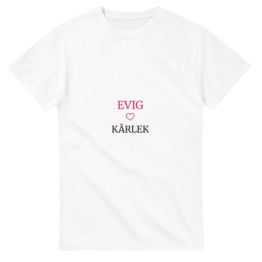 Evigt hjärta med 'EVIG' och 'KÄRLEK' som symboliserar oändlig mamakärlek. Perfekt gåva till alla mammor.