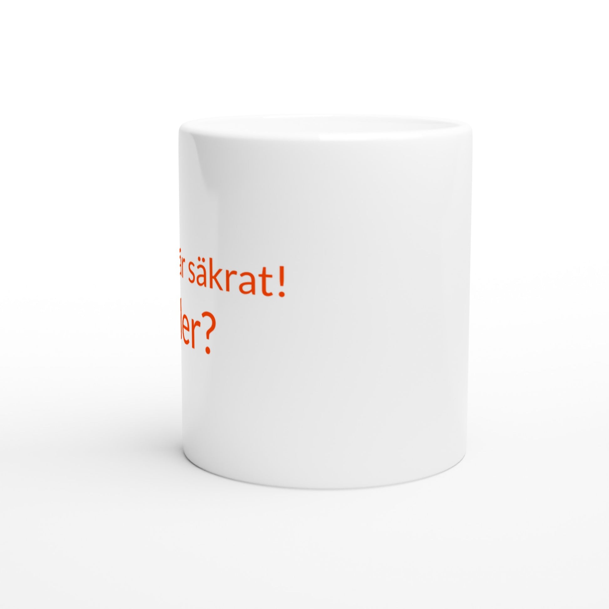 Säkrad kaffe för säkerhetsmedvetna kaffedrickare. Dubbelkolla alltid innan första koppen!