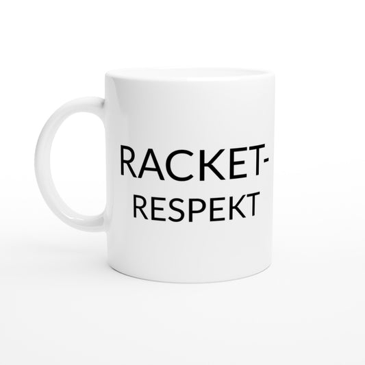 En humoristisk touch för rackets vördnad. Racket-Respekt - den viktiga utrustningen.