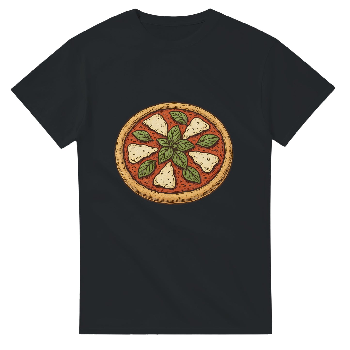 Retro Pizza T-shirt - En hyllning till Italiens smakfulla pizza i retrostil. Perfekt för pizzaälskaren!