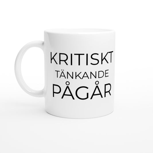 Pedagogisk mugg för kritiskt tänkande lärare med humor