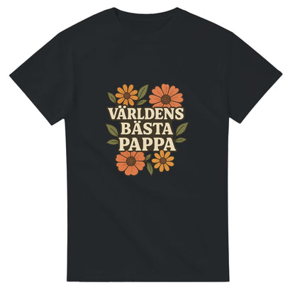 Tröja för blomsterpappa med varm och luftig design, känna sig uppskattad med omgiven text.