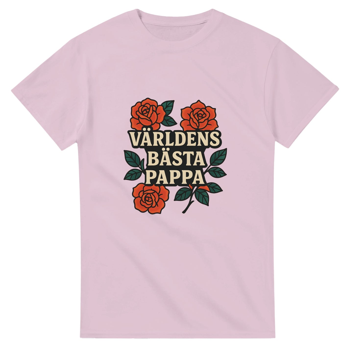 Vackra rosor och ord som hyllar världens bästa pappa.