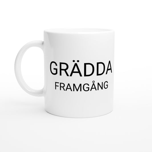 En mugg för den som vet att framgång kräver tid och tålamod, precis som när man gräddar något till perfektion.