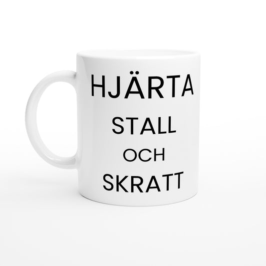 Stallkärlek - en härlig design med humor för hästälskaren.