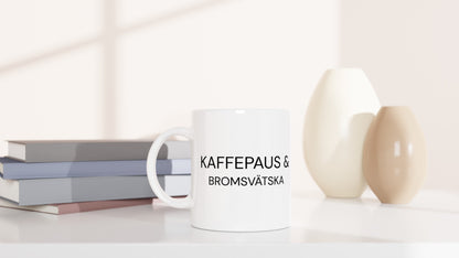 Kaffepaus & bromsvätska - en perfekt present för den händiga mekanikern och evig vänskap.