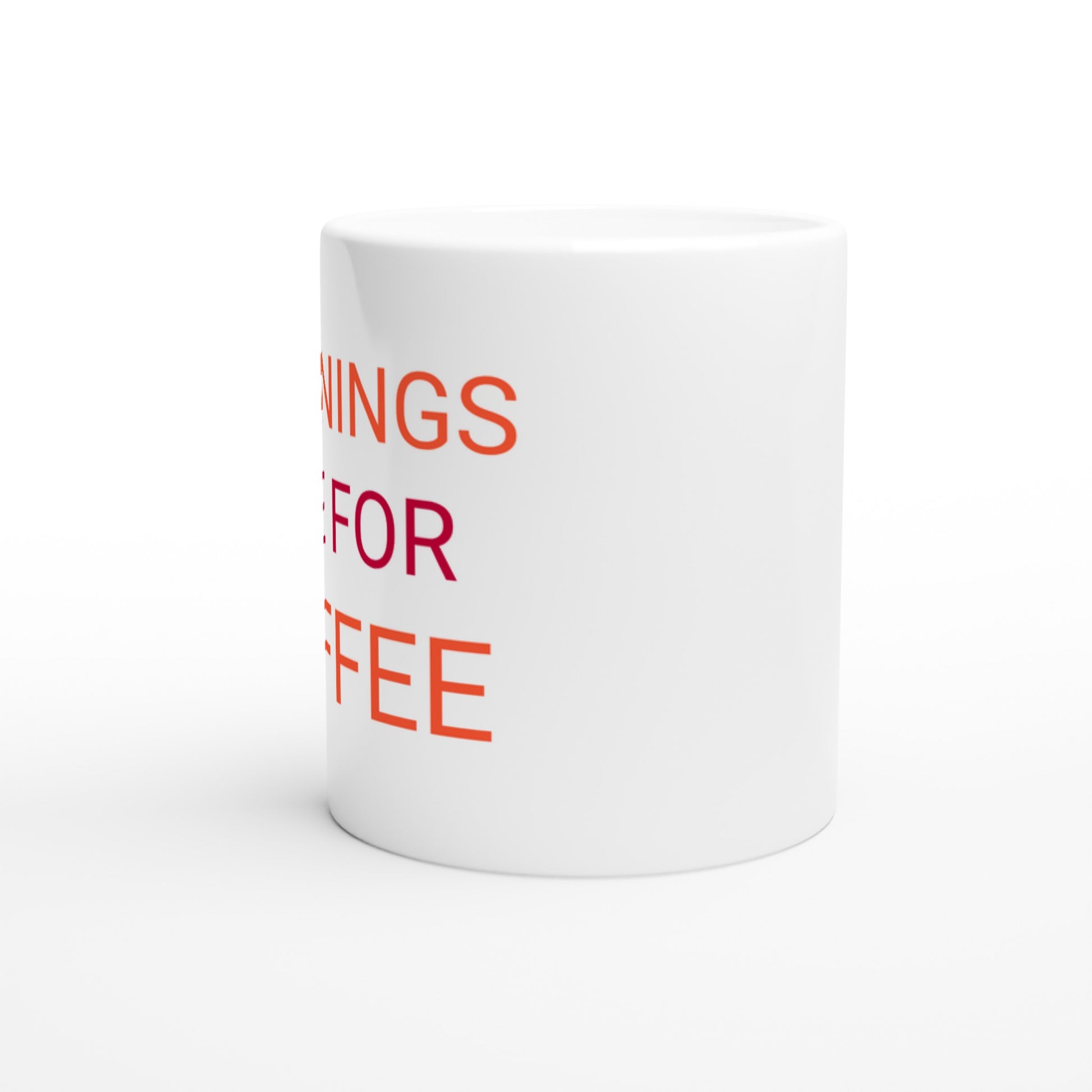Morgonpepp med rolig text för kaffet.