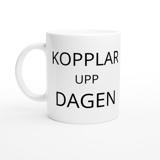 Elektriker behöver extra energi? Prova Dagens Laddning för en rolig och uppiggande text till kaffet.