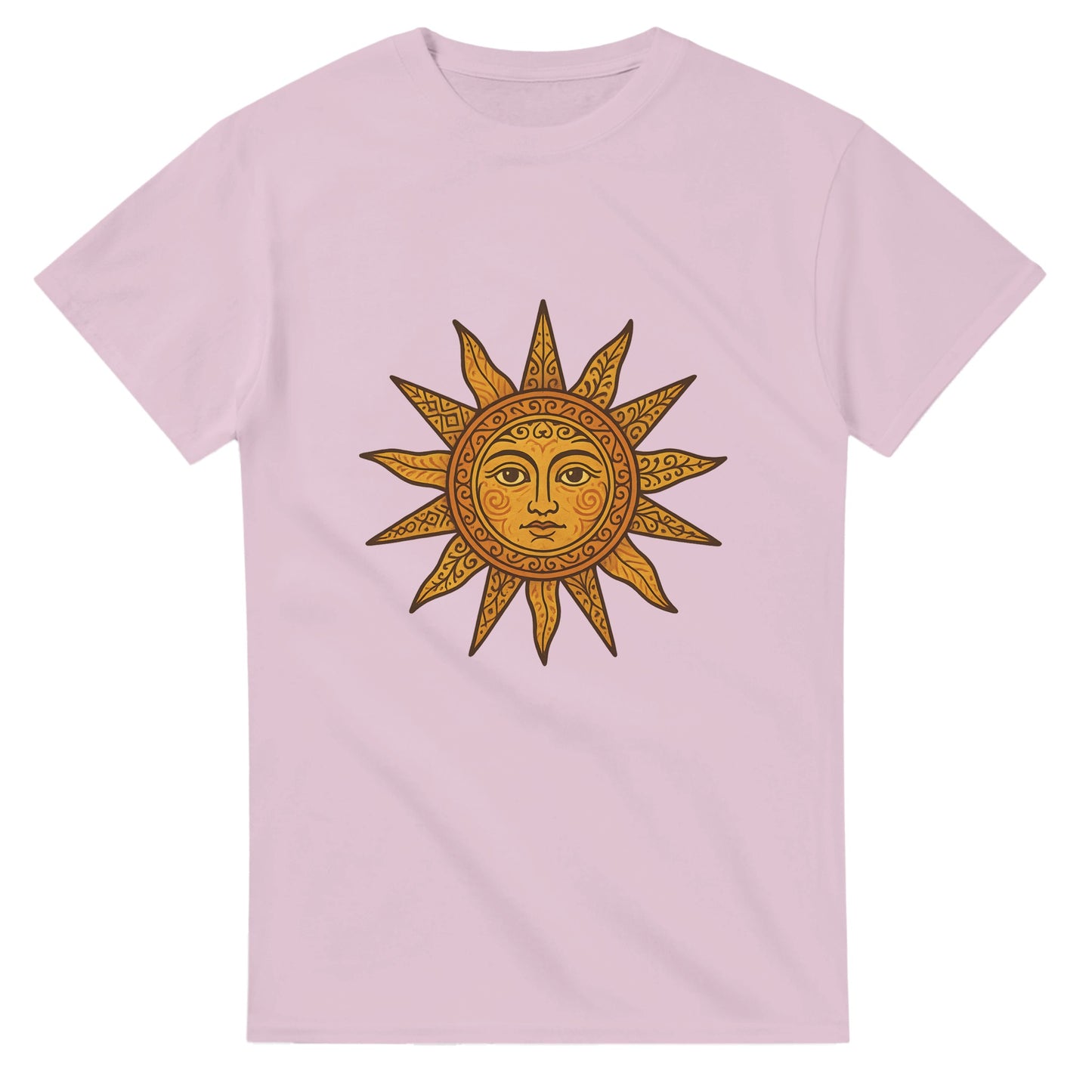 Vintage T-shirt med soligt motiv och varma färger som fångar den spanska solens essens.