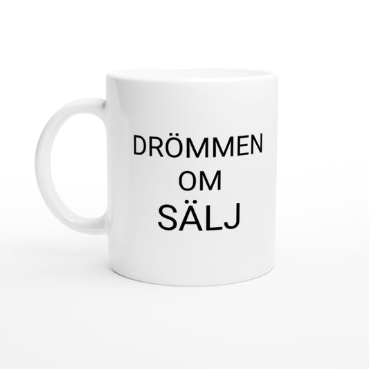 Mugg för säljare som drömmer om framgång.