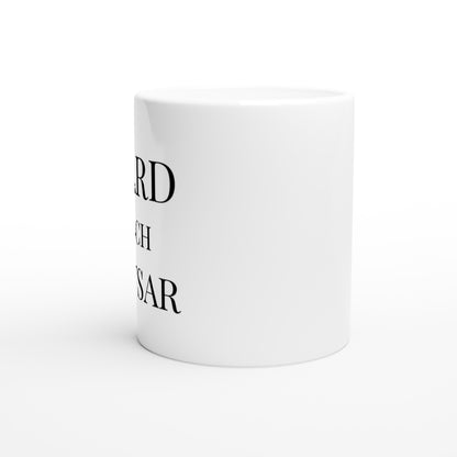 Mugg för sjuksköterskan som kombinerar vård och humor.