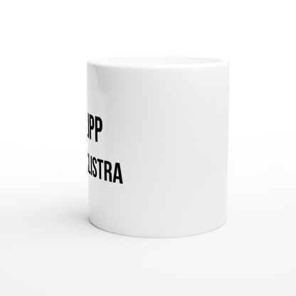 Kreativ mugg för frisörer som älskar att mixa stilar. Perfekt för klipp och klistra!