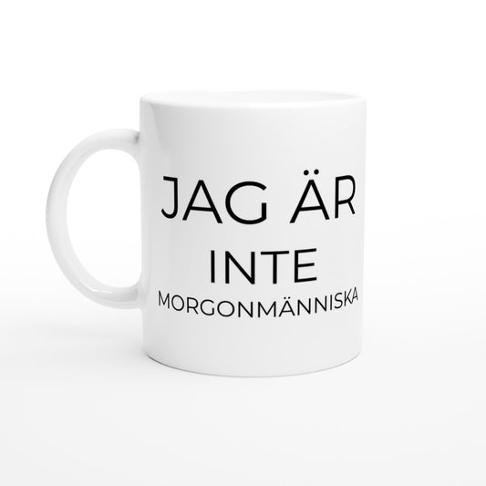 Kaffe för icke-morgonmänniskor, perfekt start på dagen. Första koppen på morgonen.
