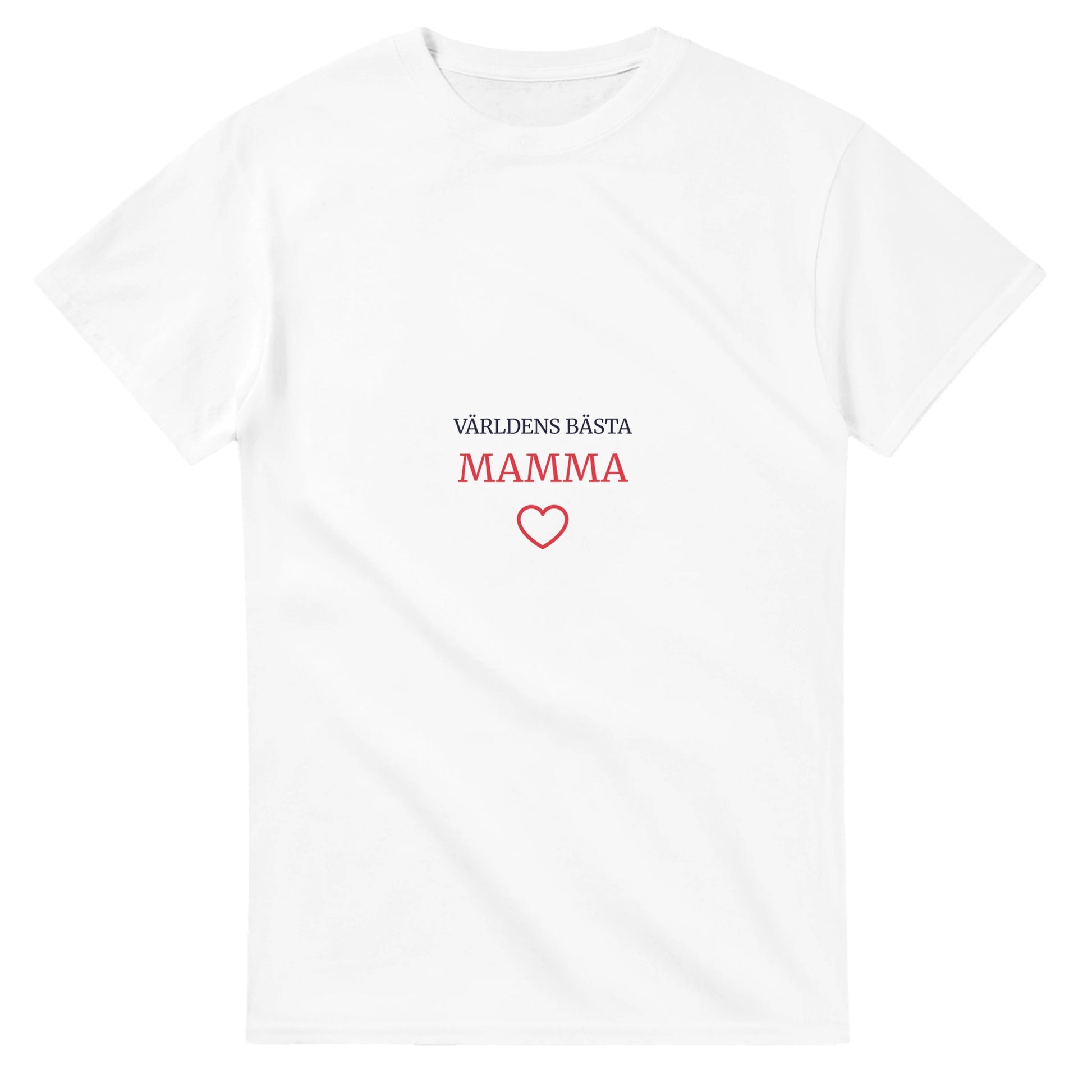 Retro blocktext med hjärta, perfekt present till mamma. Tidlös design.