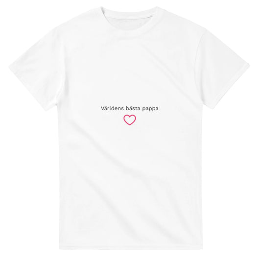Pappa Power - Kraftfull design med stort hjärta och tydlig text