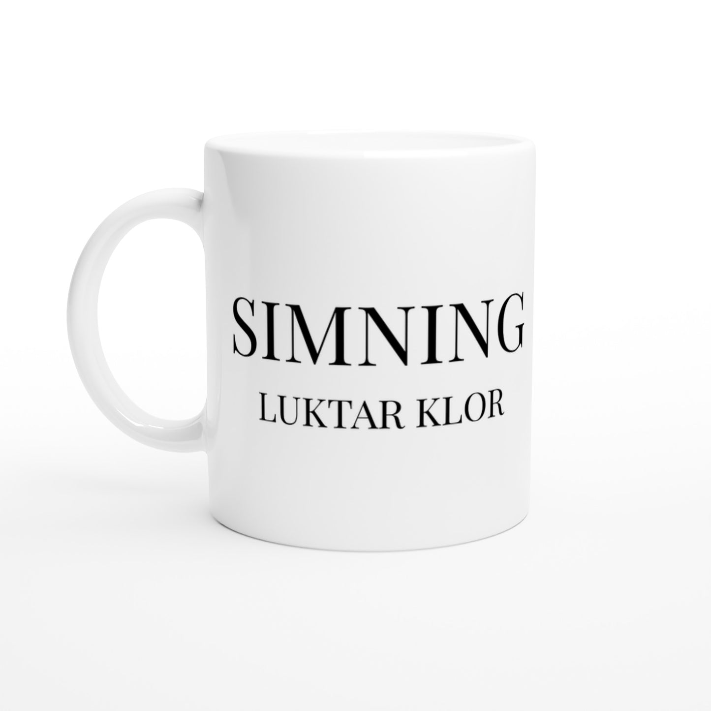 Simning Luktar Klor - En humoristisk design för klorälskande simmare. Perfekt för simträning och tävlingar.