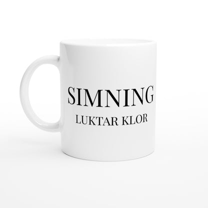Simning Luktar Klor - En humoristisk design för klorälskande simmare. Perfekt för simträning och tävlingar.