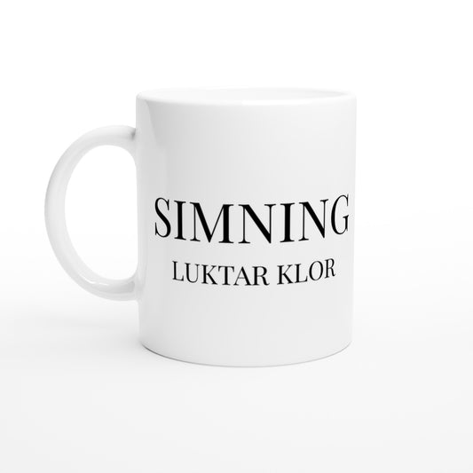 Simning Luktar Klor - En humoristisk design för klorälskande simmare. Perfekt för simträning och tävlingar.