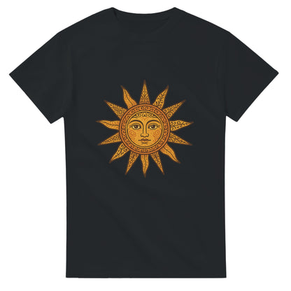 Vintage T-shirt med soligt motiv och varma färger som fångar den spanska solens essens.