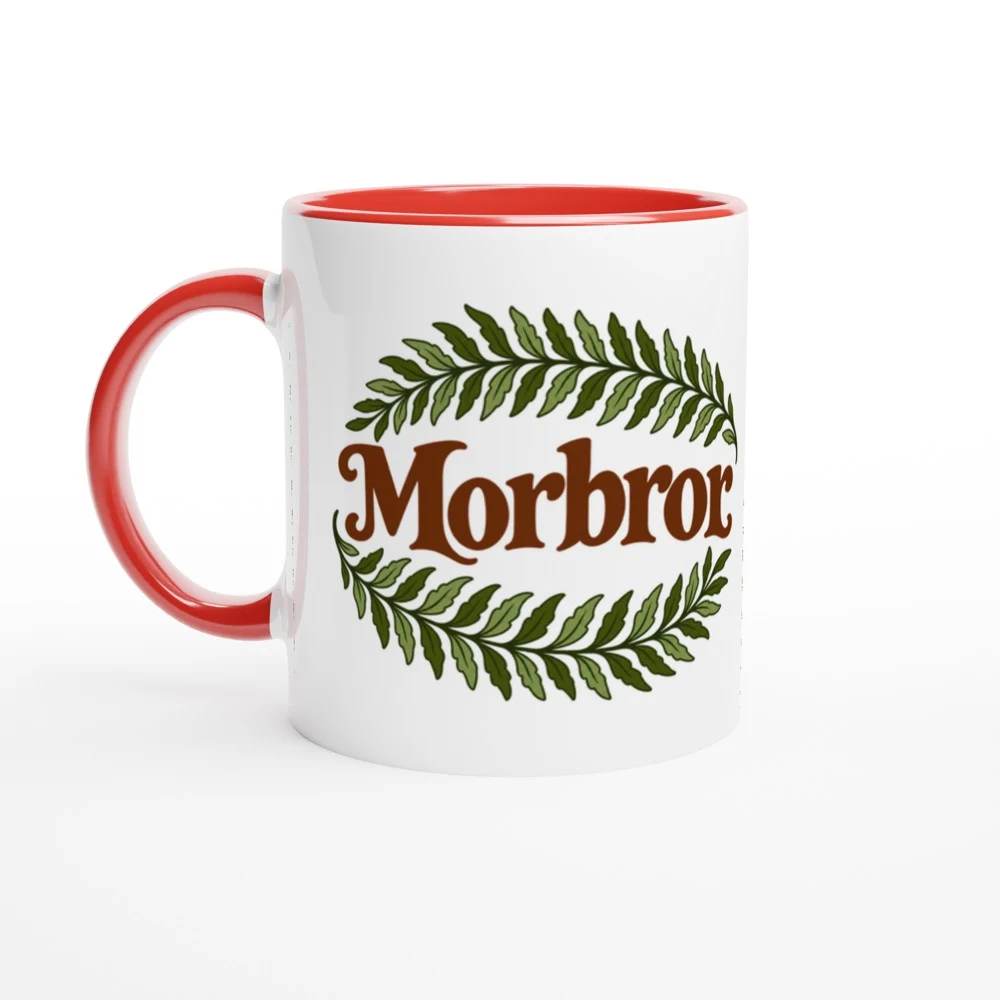 Mugg – Morbror – ormbunkar, röd
