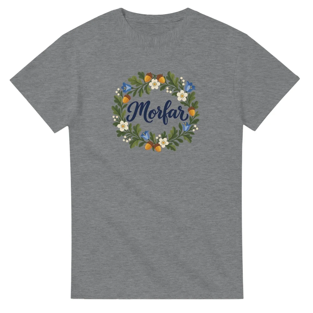 T-shirt – Morfar – ekblad, sport grey