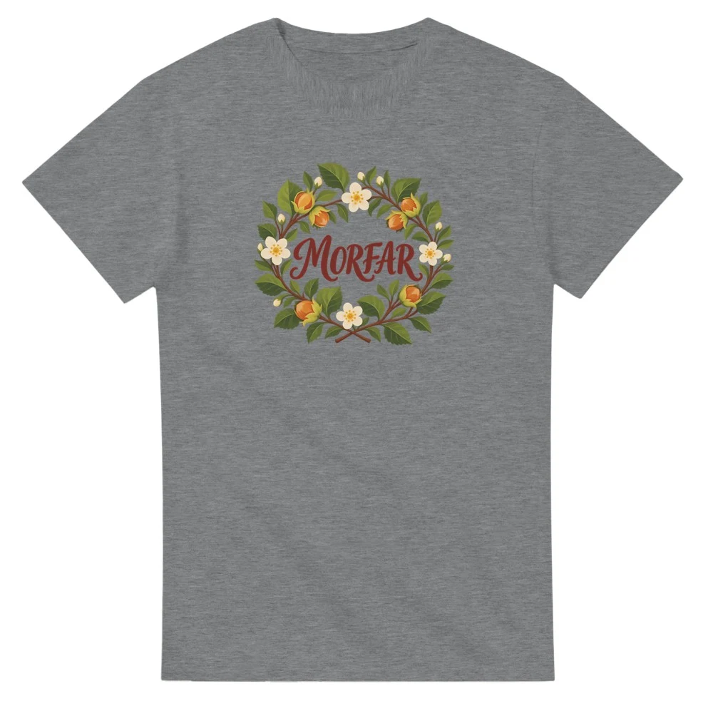T-shirt – Morfar – hassel, sport grey