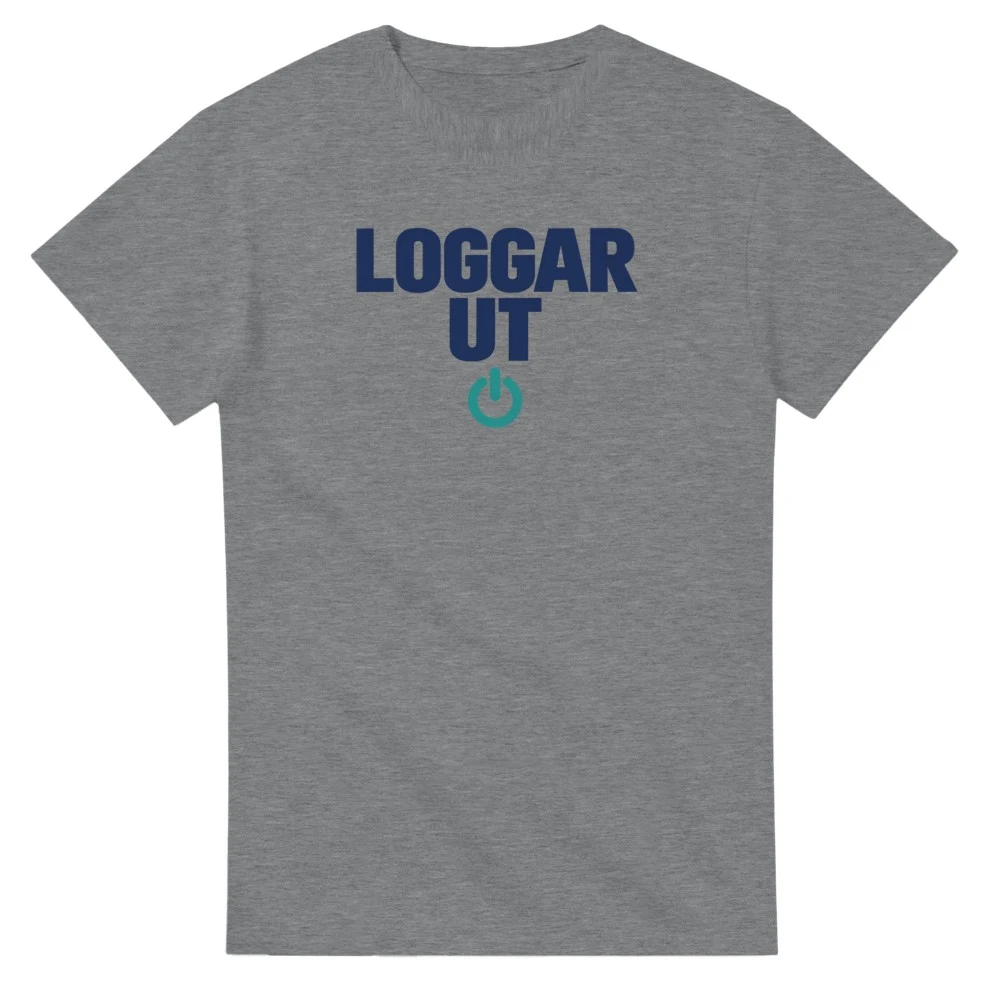 T-shirt – Loggar ut, sport grey