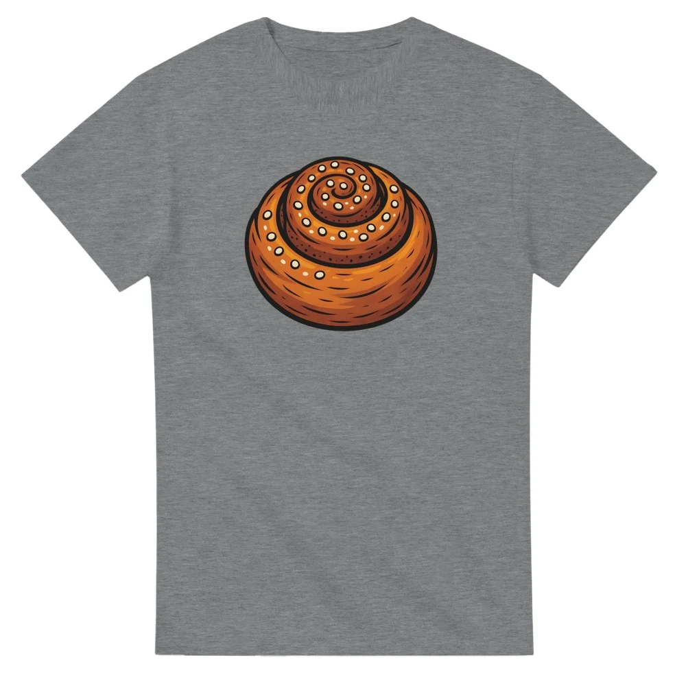 T-shirt kanelbulle, sport grey