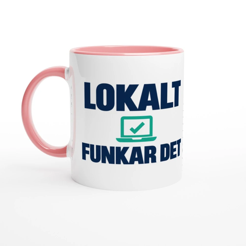 Mugg – Lokalt funkar det, rosa