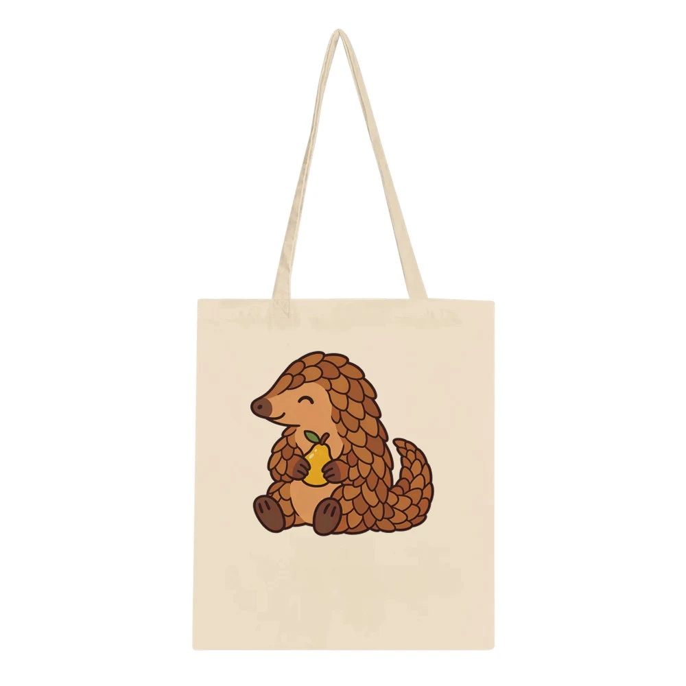 Tygkasse – Pangolin med päron, natur