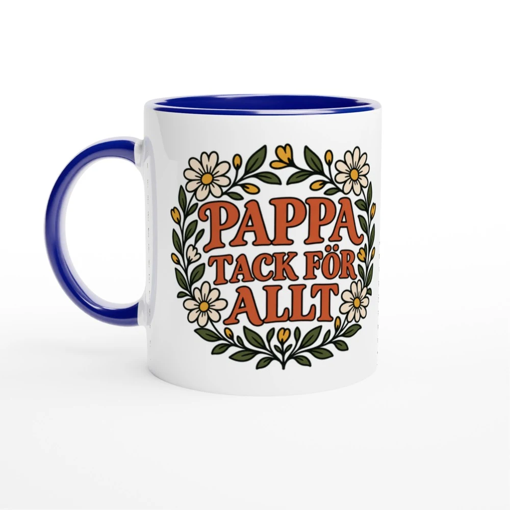 Mugg – Pappa – tack för allt, blå