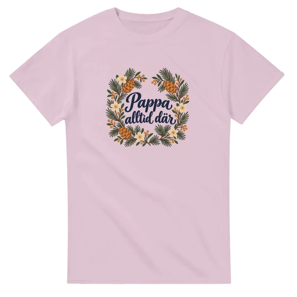 T-shirt – Pappa – tallkvistar, ljusrosa