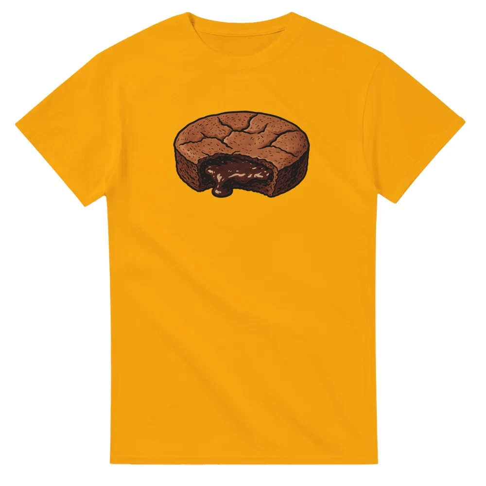 T-shirt chokladkaka, gold