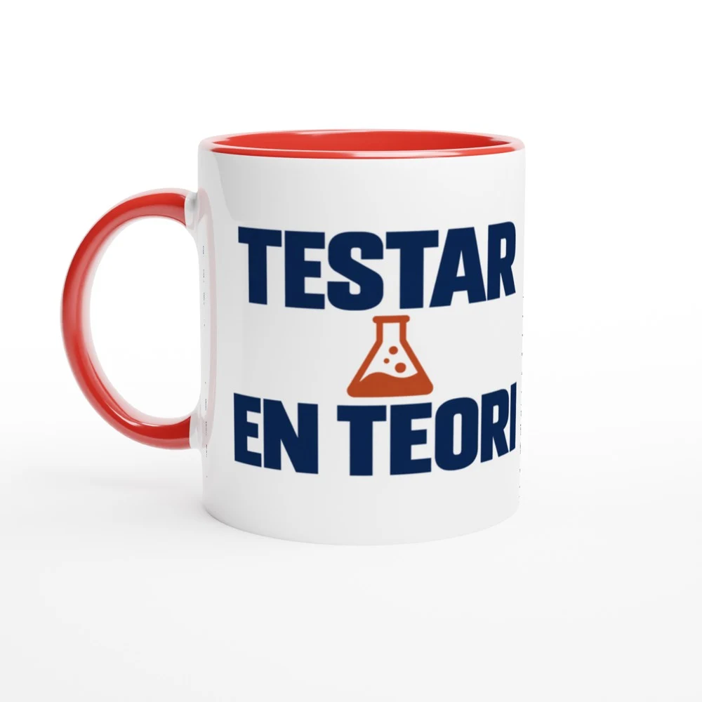 Mugg – Testar en teori, röd