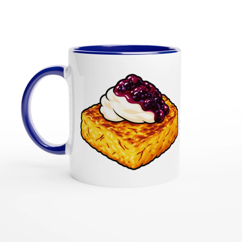 Mugg – Saffranspannkaka, blå