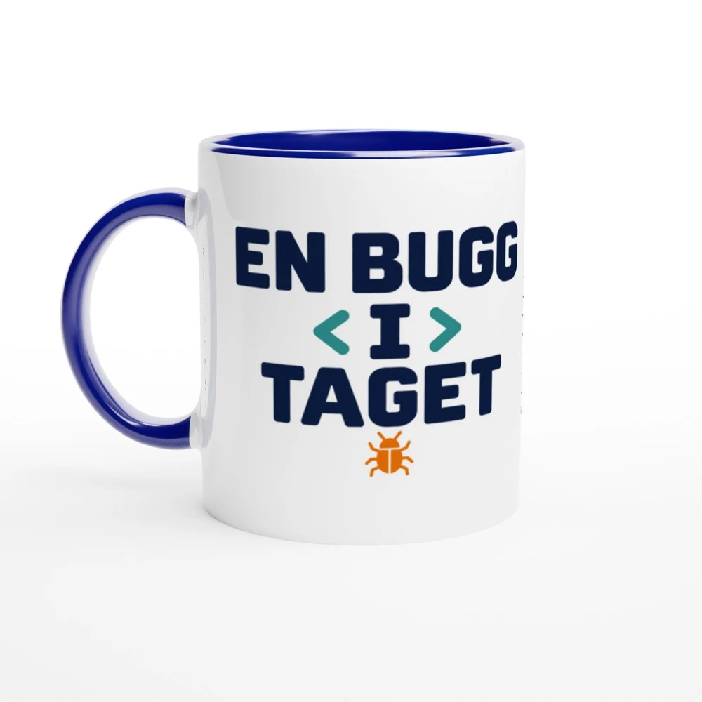 Mugg – En bugg i taget, blå