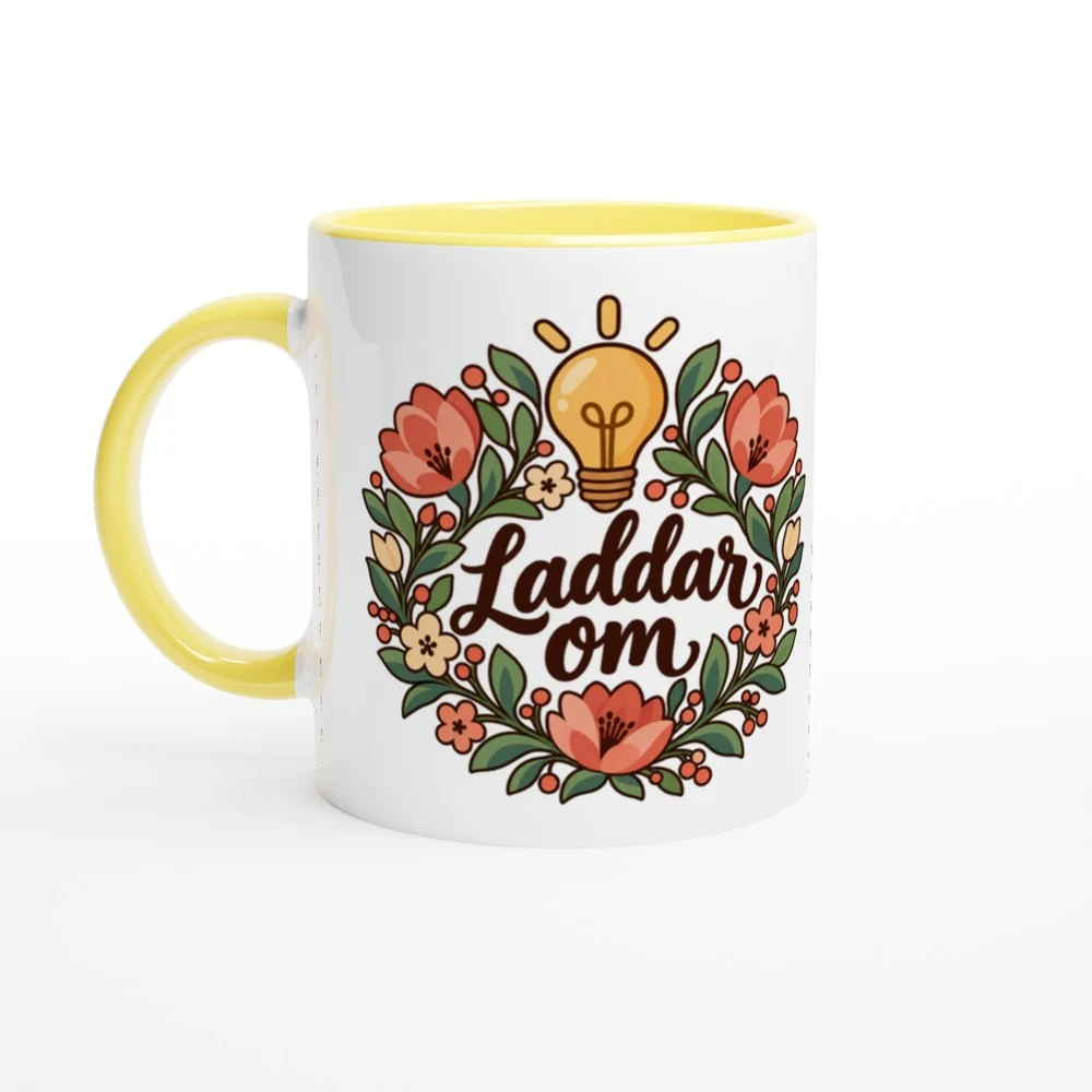 Mugg – Laddar om, gul