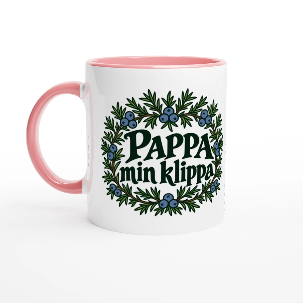 Mugg – Pappa – min klippa, rosa