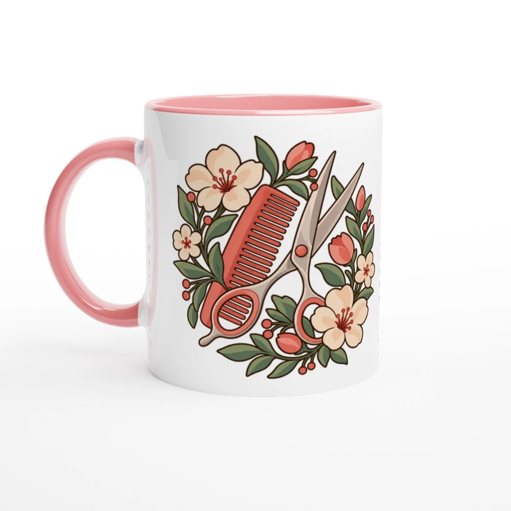 Mugg – Saxens blomster, rosa