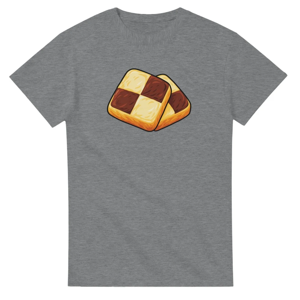 T-shirt – Schackrutor, sport grey